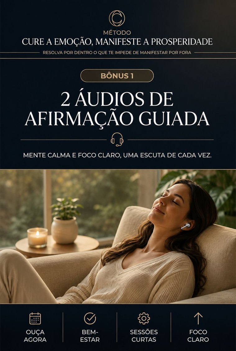 Bônus 1 · 2 Áudios de Afirmação Guiada
